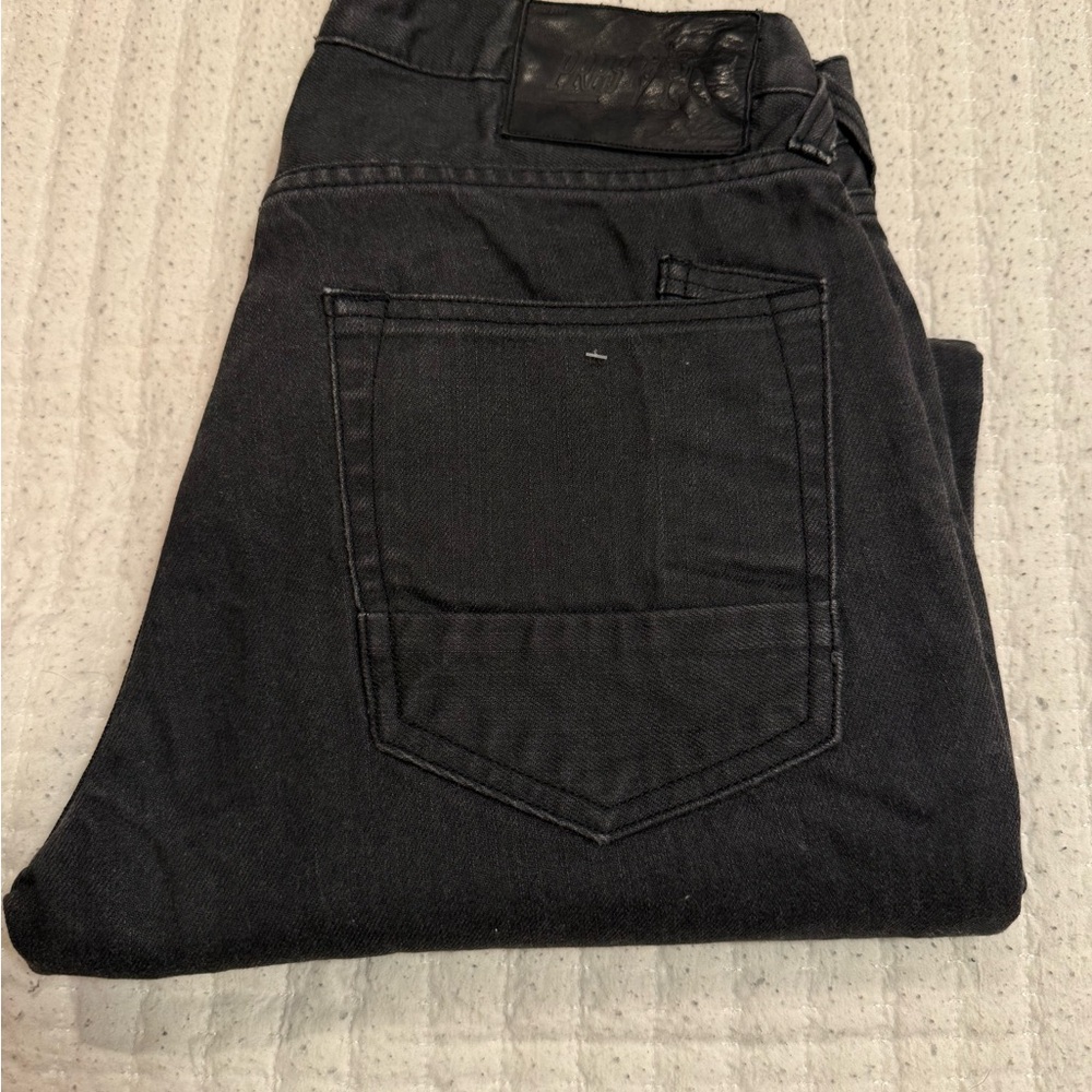 PRPS Men's Dark Gray Straight Jeans
